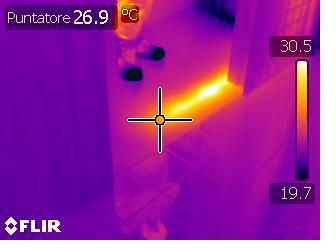 Thermography ricerca e mappatura tubazioni impianto riscaldamento a pavimento
